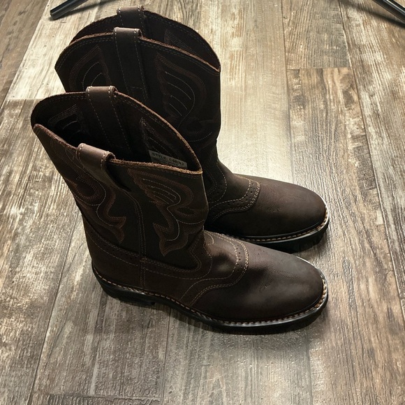 New Cody James Men's Brown Western Boots Size 7.5 - Picture 4 of 11